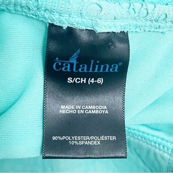 Catalina Mint Colored One Piece Swimsuit Y2K - Picture 6 of 6